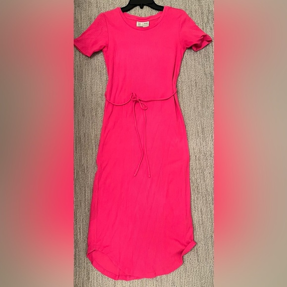 ANTHROPOLOGIE S PINK MIDI DRESS - Picture 6 of 6